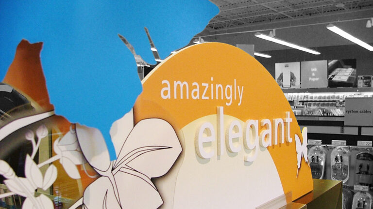 OfficeMax "Eve" Brand Launch In-store Signage
